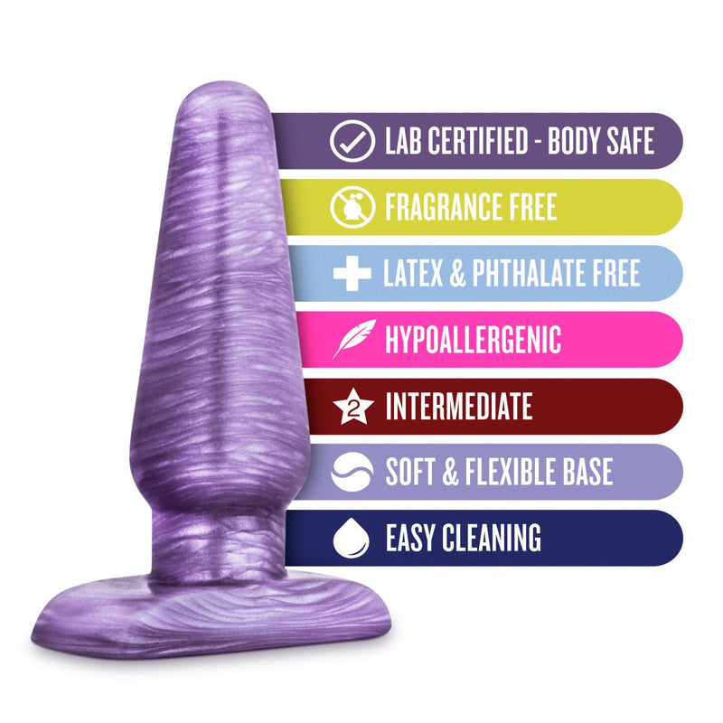 B Yours Cosmic Purple Swirl 4.75-Inch Anal Plug