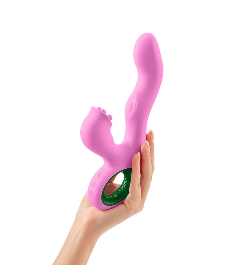 Femme Funn Pallina Triple-Action Rabbit Vibrator - Pink