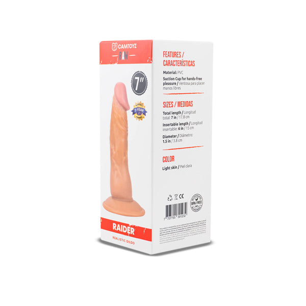 Camtoyz Realistic Dildo Raider - Light