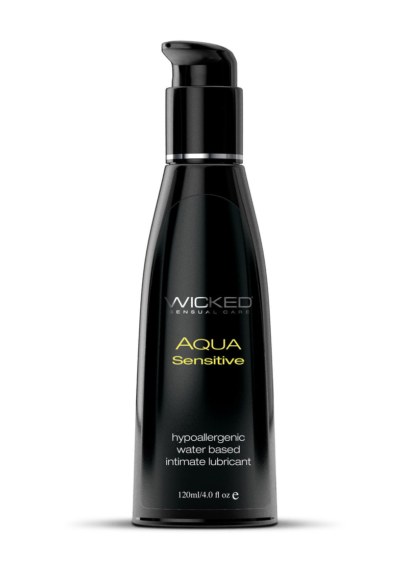Wicked Sensual Care Aqua Sensitive Water-Based Lubricant - 4 Fl. Oz.