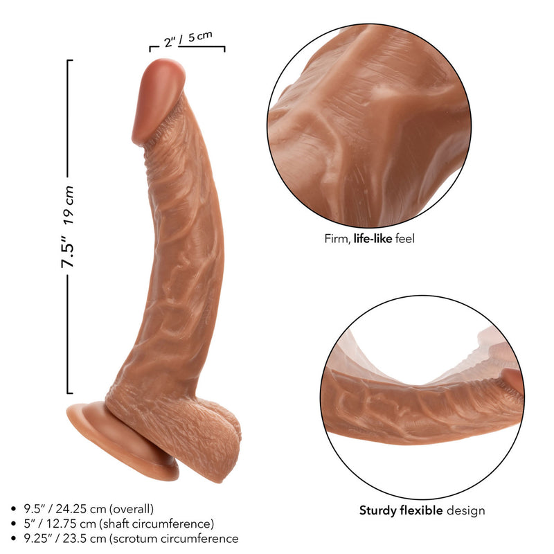 CalExotics Working Stiff the Personal Trainer 7.5" - Brown