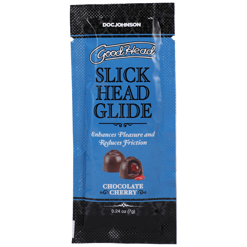 Doc Johnson Goodhead - Slick Head Glide - Chocolate Cherry - 0.24 Oz Bulk