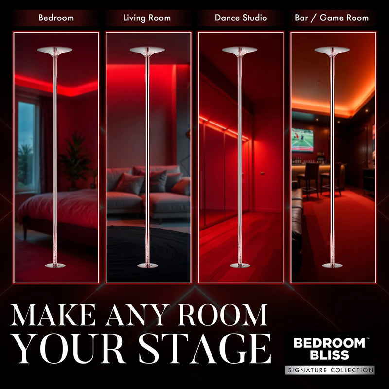 XR Brands Bedroom Bliss Deluxe Dance Pole