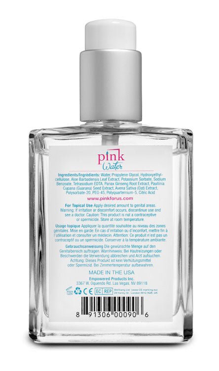 Gun Oil Pink Lubricant Pink Water Water-Based Lubricant 4 Oz. 120ml