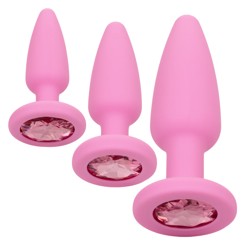 CalExotics First Time Crystal Booty Kit - Pink