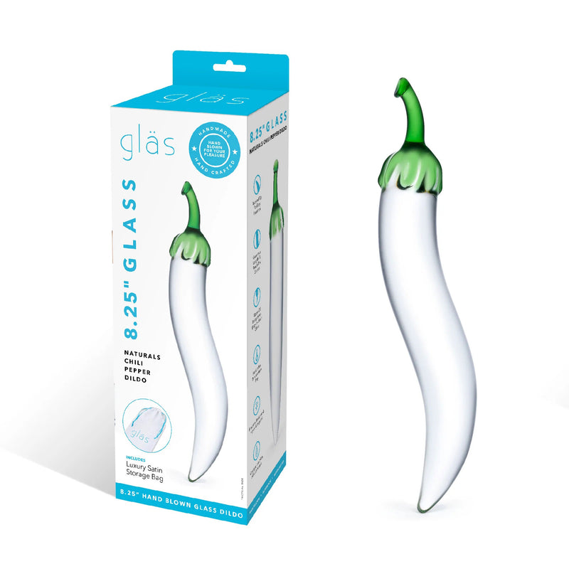 Electric Novelties Glas Naturals Chili Pepper Dildo