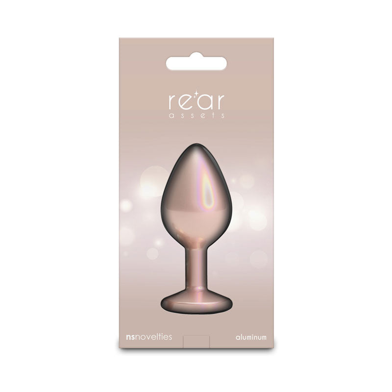 nsnovelties Rear Assets - Iridescent Champagne - Medium - Clear
