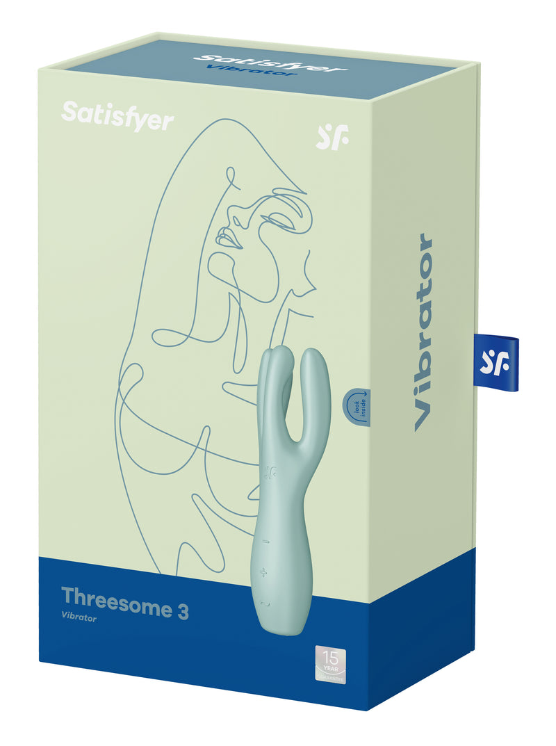 Satisfyer Threesome 3 Vibrator - Mint