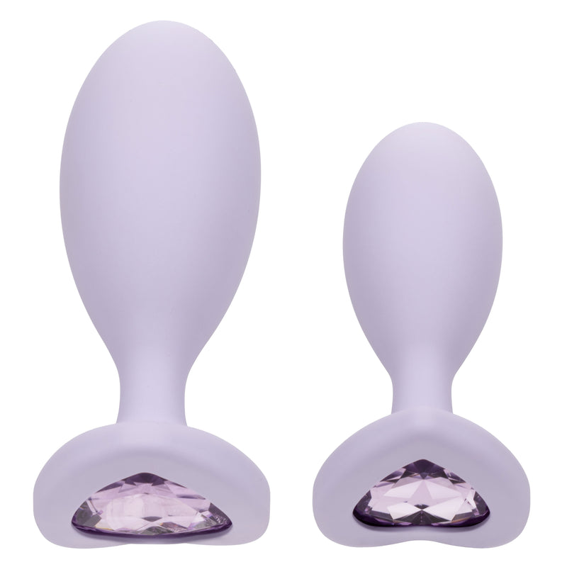 CalExotics Love Crystal Booty Duo - Purple
