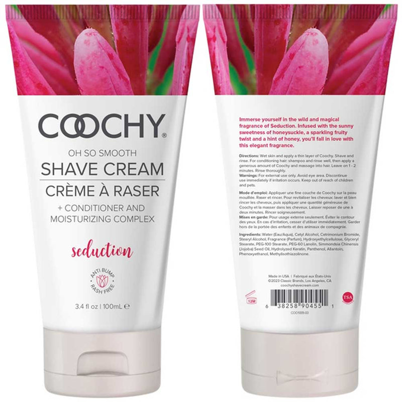 Classic Brands Coochy Oh So Smooth Shave Cream - Seduction - 3.4 Oz
