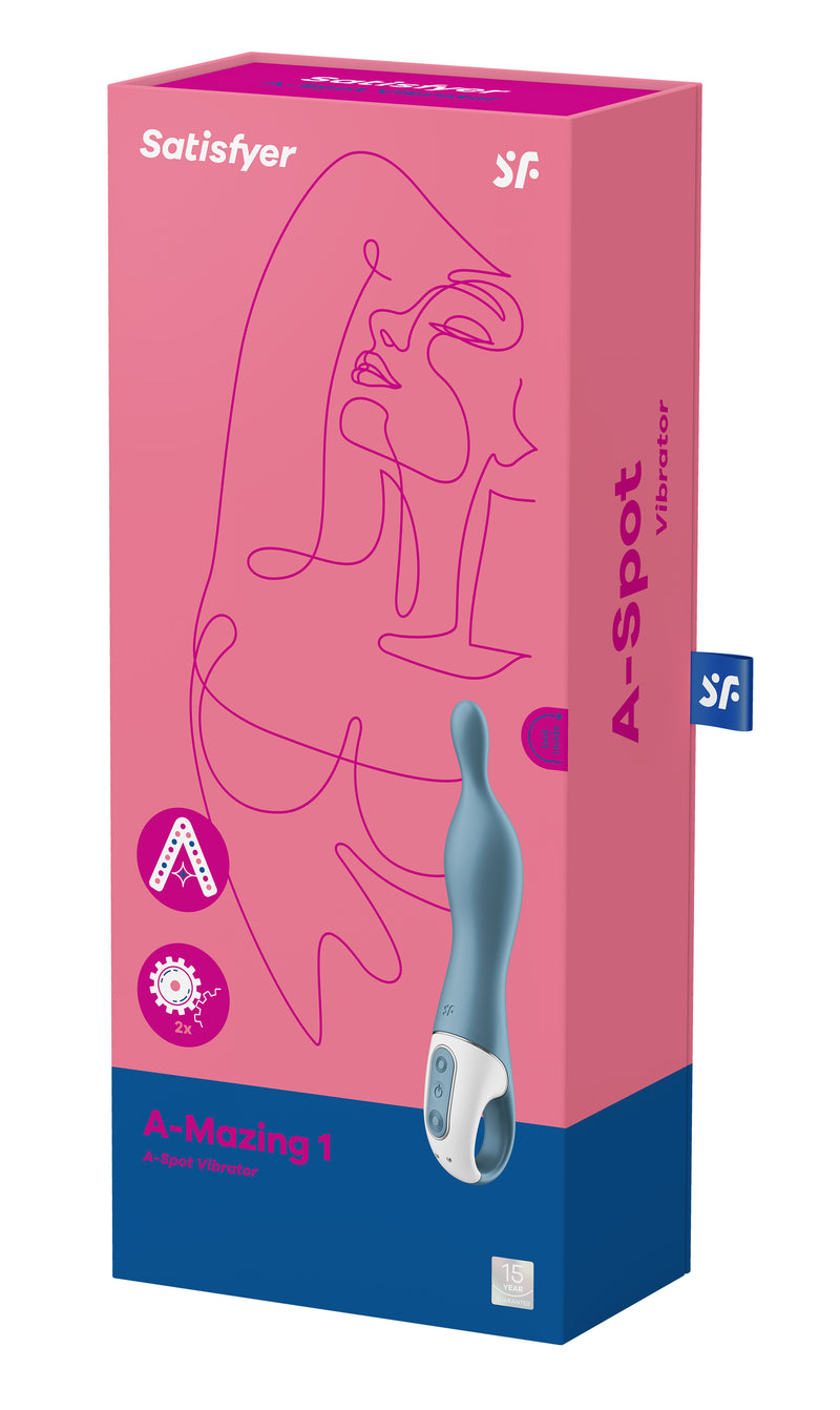 Satisfyer A-Mazing 1 a-Spot Vibrator - Blue