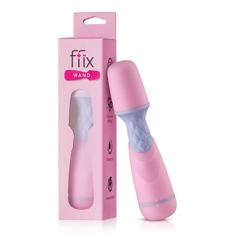 Femme Funn Ffix Vibrating Personal Wand - Light Pink