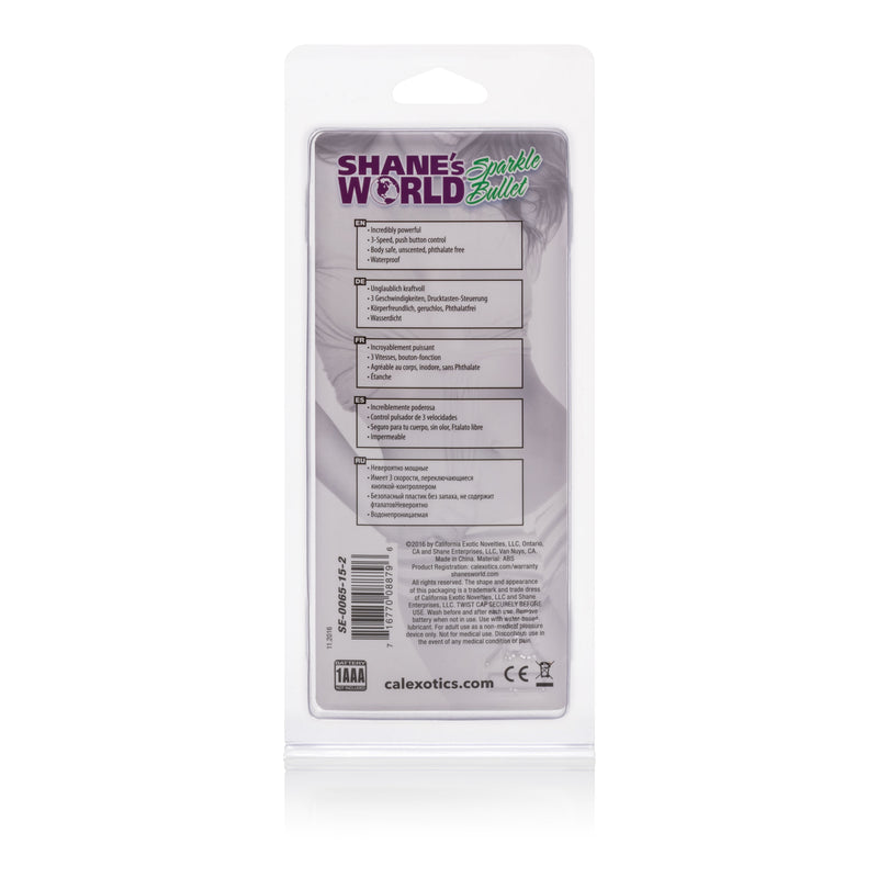 CalExotics Shane's World Sparkle Bullet - Purple