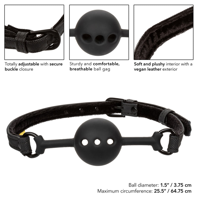 CalExotics Boundless Breathable Ball Gag - Black