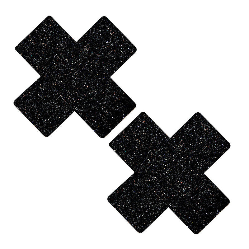 Neva Nude Black Malice Glitter X Factor Nipztix Pasties