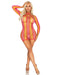 "2 Pc Zig Zag Net Mini Dress and Shrug O/s - Multicolor LA-87255RNBOS"