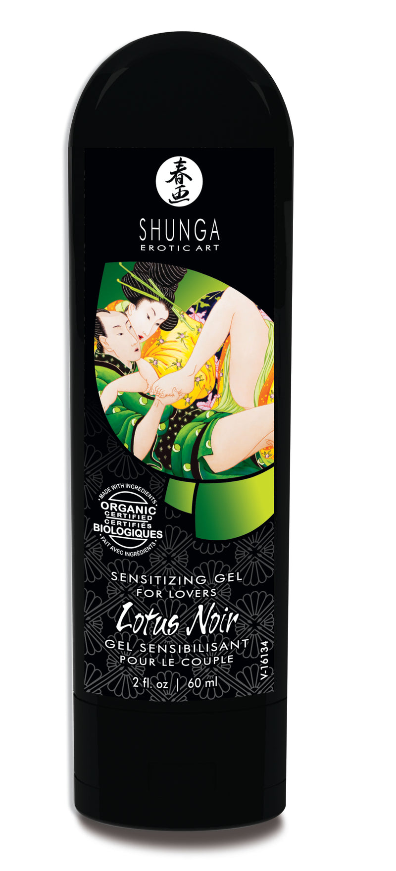 Shunga Lotus Noir - Sensitizing Gel for Lovers - 2 Fl. Oz. / 60 ml