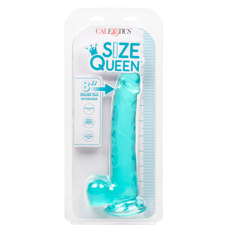 CalExotics Size Queen 8 Inch - Blue