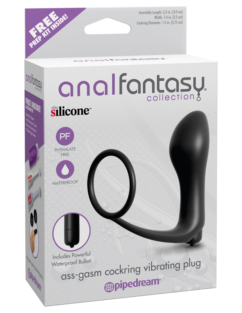 Pipedream Anal Fantasy Collection Ass Gasm Cockring Vibrating Plug