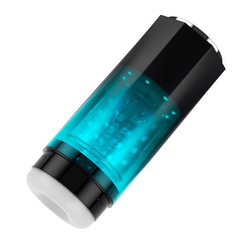 Honey Play Box Adrian - Water Spa Rotating Male Masturbator - Blue - Automatic Stroker Masturbator - Canister Masturbation Cup