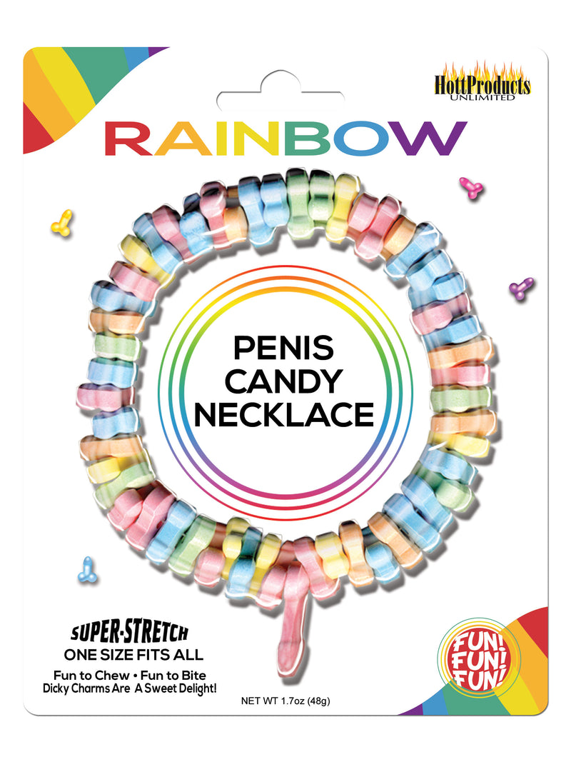 Hott Products Rainbow Penis Candy Necklace