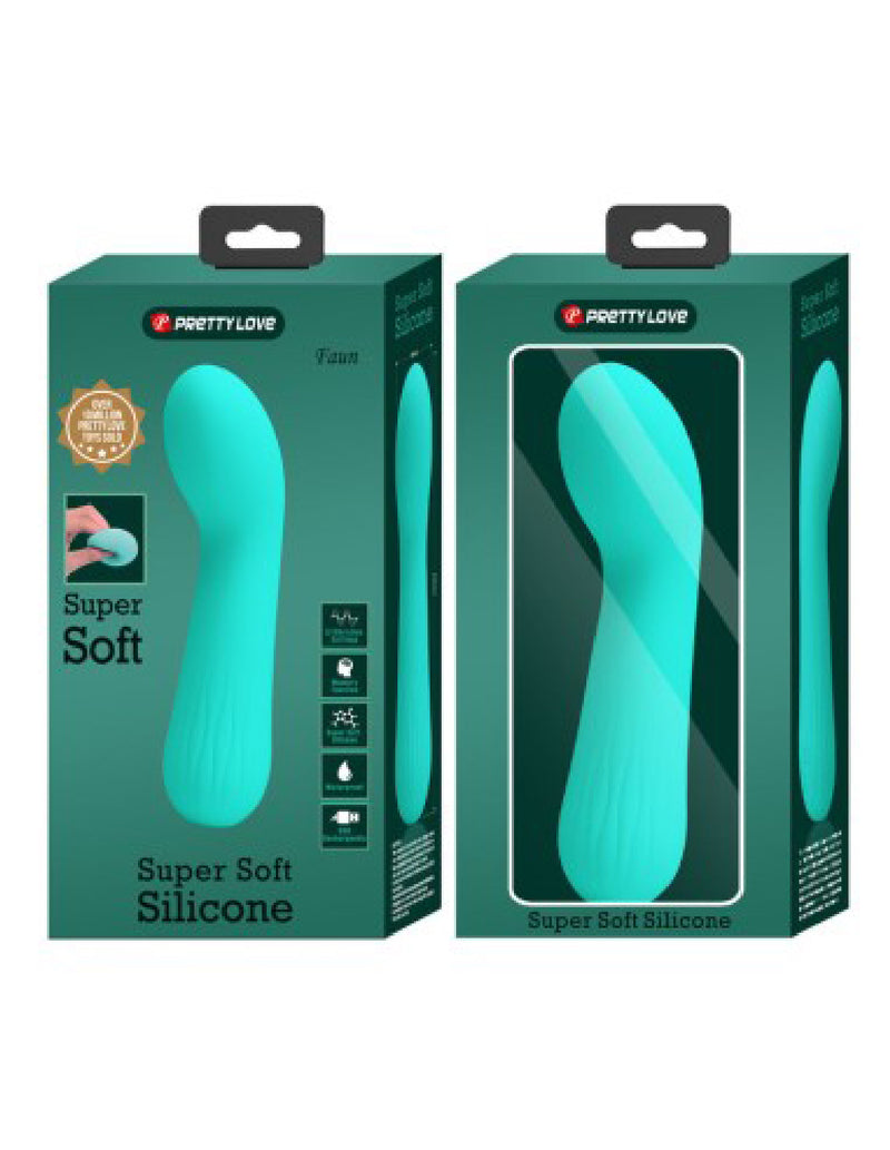 Pretty Love Faun Rechargeable Vibrator - Turquoise