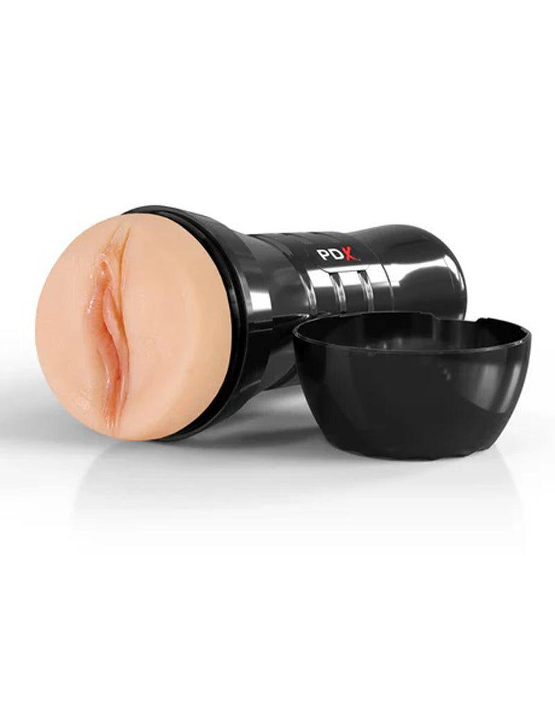 Pipedream PDX Extreme - Wet Pussies - Super Juicy Snatch XXL Light - Realistic Stroker Masturbator - Canister Masturbation Cup