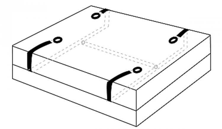 XR Brands Hold Me Under the Bed Restraint System