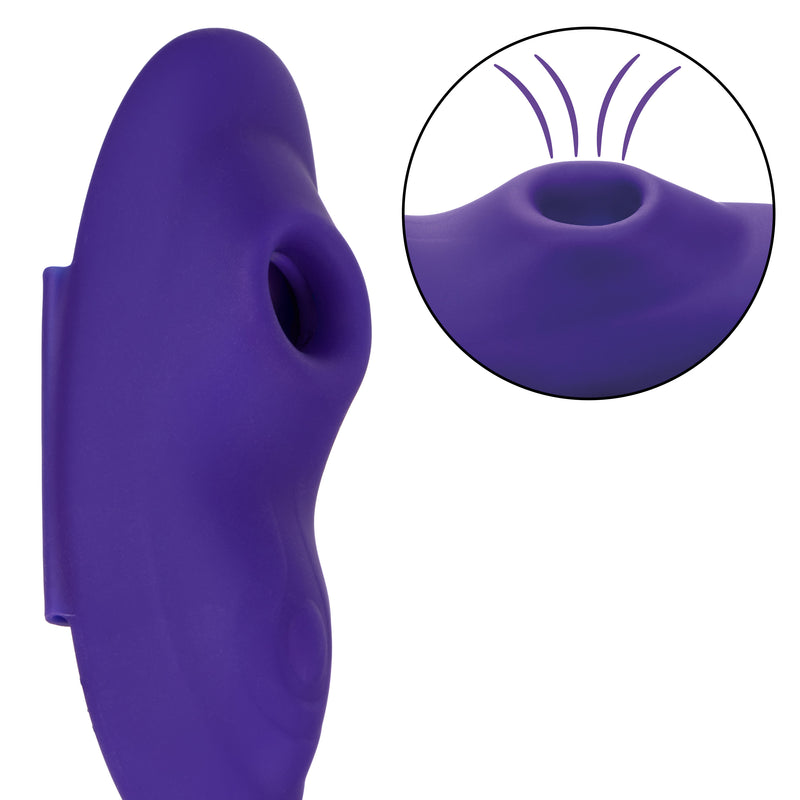 CalExotics Lock-N-Play Remote Suction Panty Teaser - Purple
