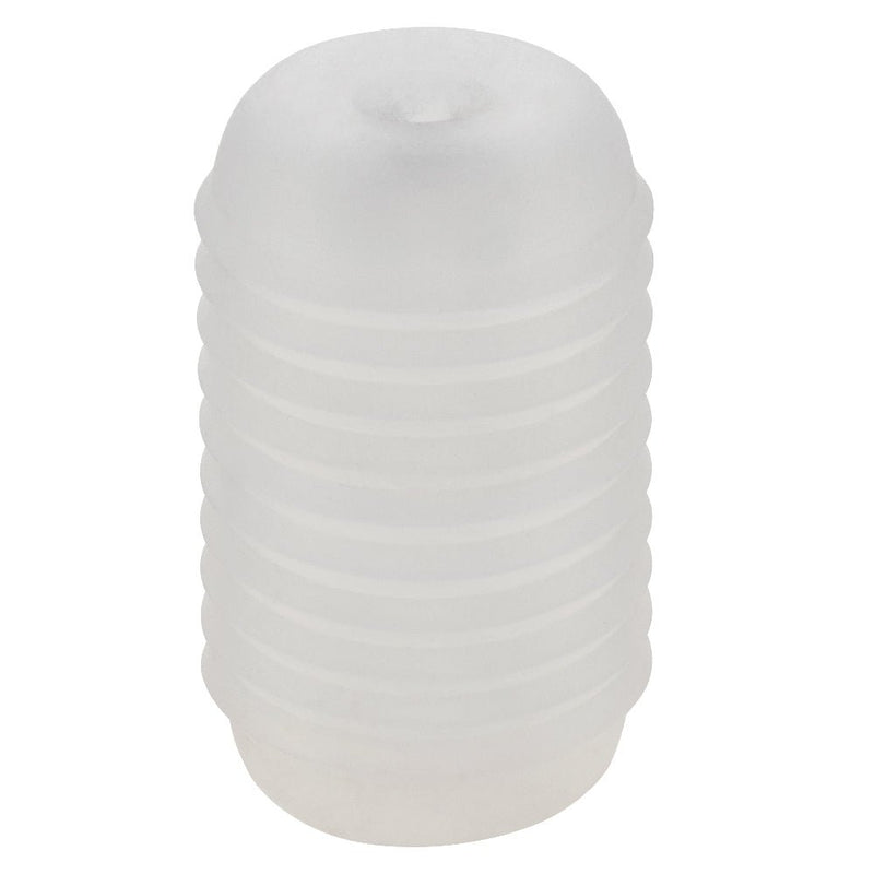 CalExotics Pop Sock Ribbed - Clear - Stroker Masturbator - Mini Stroker