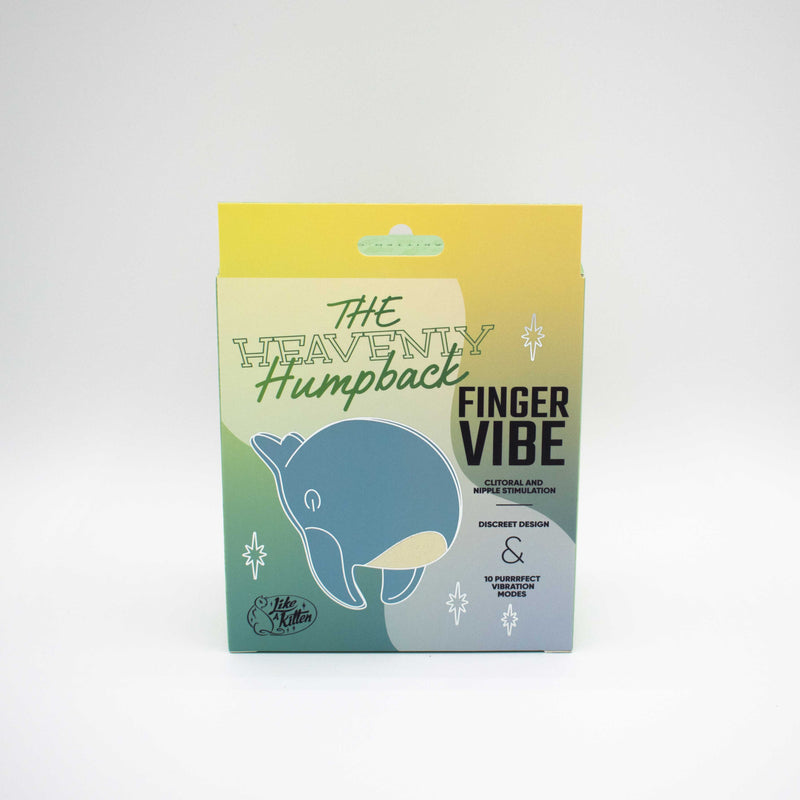 Like A Kitten The Heavenly Humpback Finger Bullet Vibrator - Blue