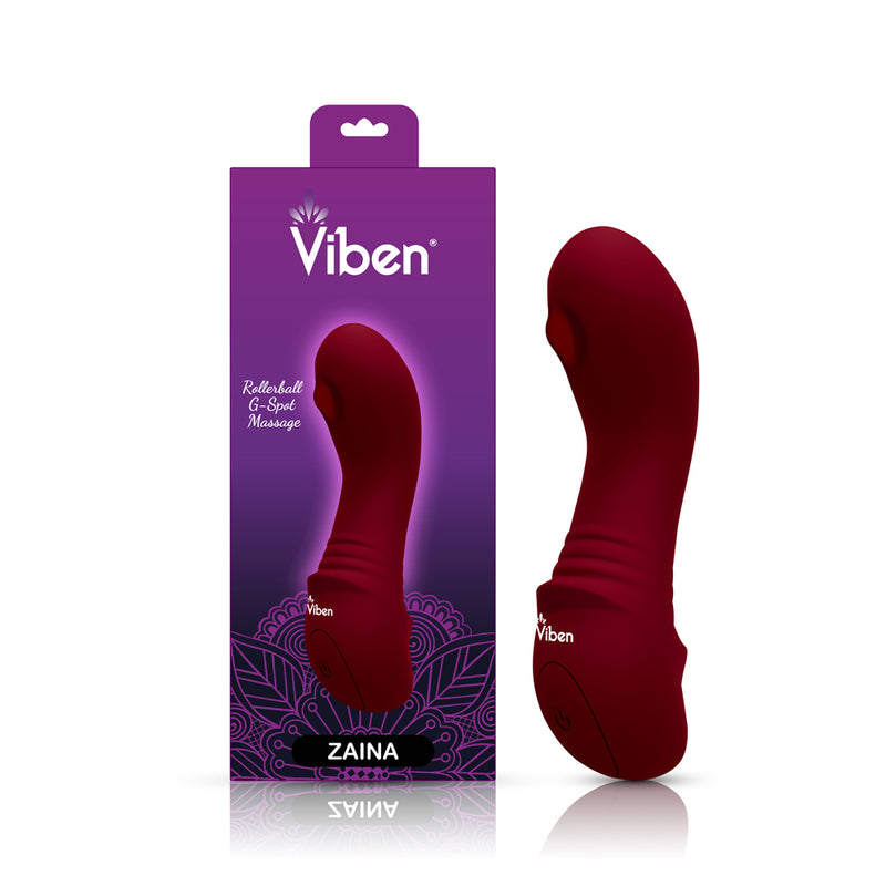 Viben Zaina Mini Rollerball G-Spot Vibe - Ruby