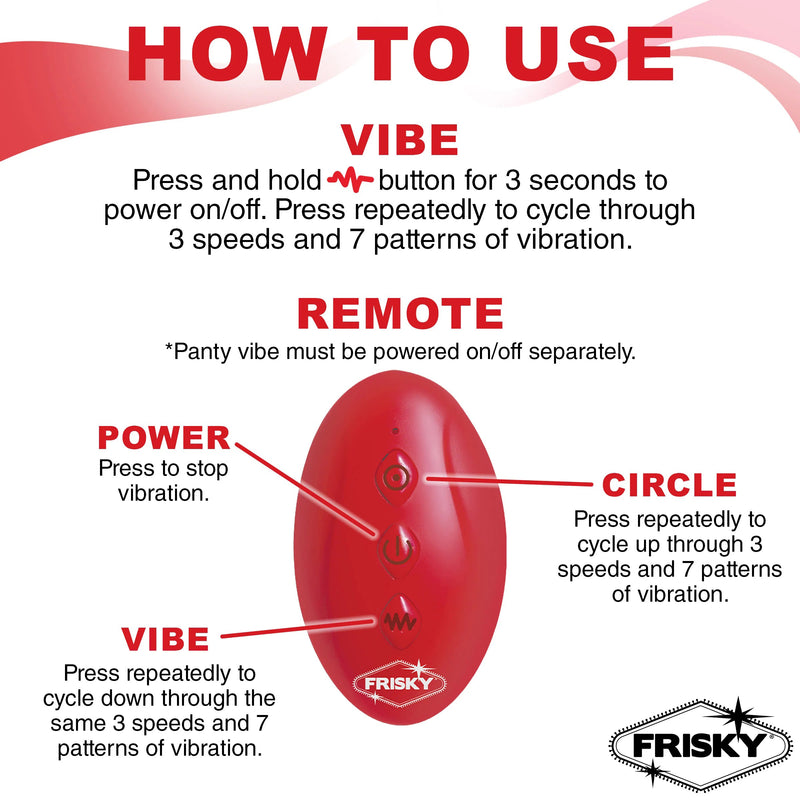 XR Brands Love Connection Silicone Panty Vibe With Remote Control - Red