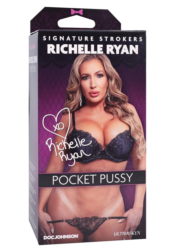 Doc Johnson Signature Strokers Richelle Ryan - Stroker Masturbator - Realistic Pocket Pussy