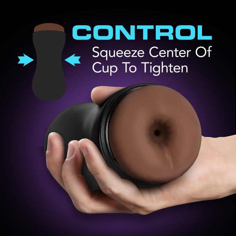 Coverboy The DJ Self Lubricating Realistic Brown Butt Stroker