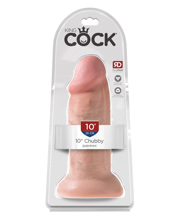 King Cock 10″ Chubby – Light Beige