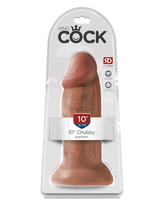 King Cock 10″ Chubby – Tan Beige