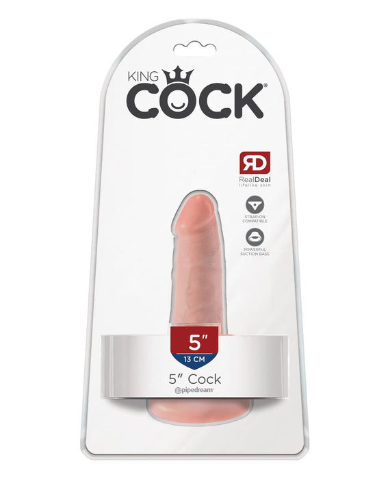 King Cock 5″ Cock – Light Beige