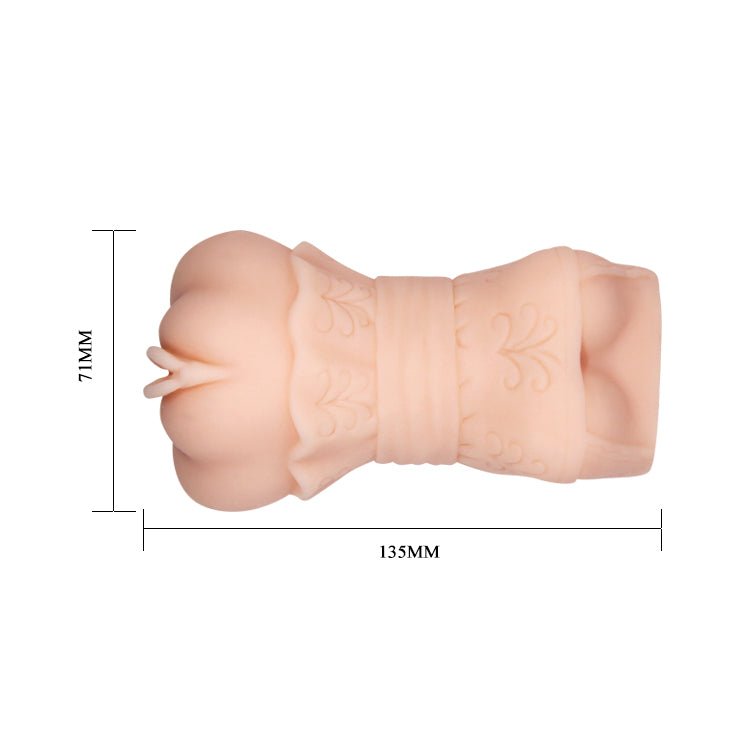 Pretty Love Crazy Bull No Lube Masturbator Sleeve - Realistic Pussy Skin-Like Texture - Stroker Masturbator - Realistic Pocket Pussy