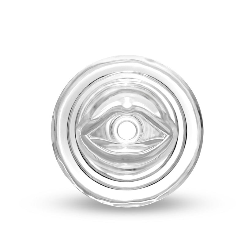 Eden Glow In The Dark Self-Lubricating Masturbator - Clear