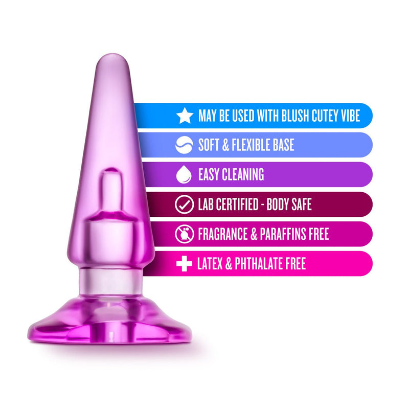 B Yours Basic Pink 4-Inch Anal Plug