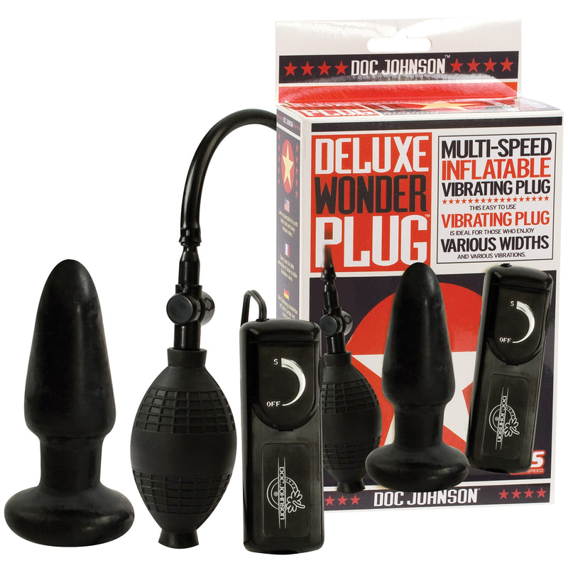 Doc Johnson Deluxe Wonder Plug - Black