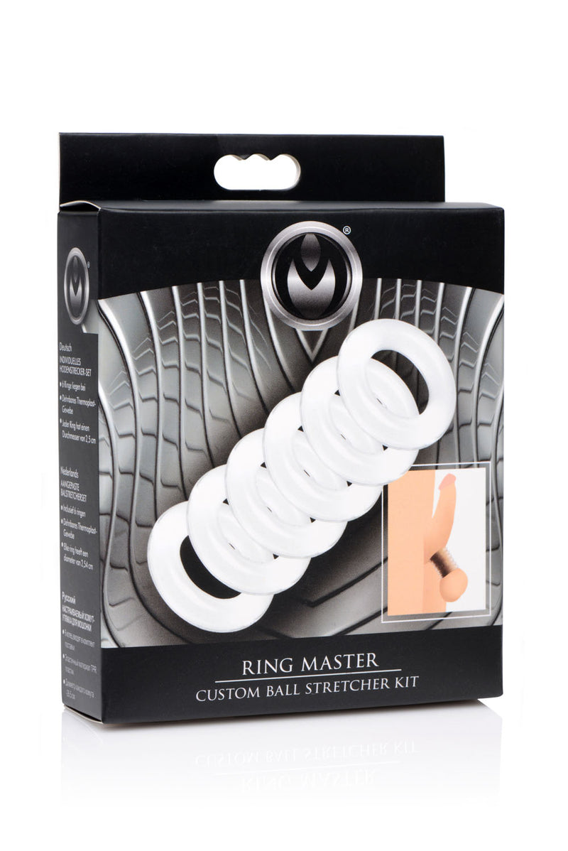XR Brands Ms Ring Master Custom Ball Stretching Kit - 6 Ring Pack