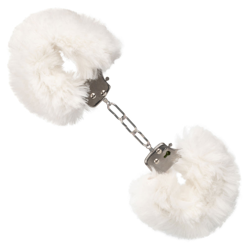 CalExotics Ultra Fluffy Furry Cuffs - White