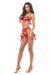 "Find Out Bra, Garter and G-String 3pc Set - Red - S/m RR-53049TREDSM"