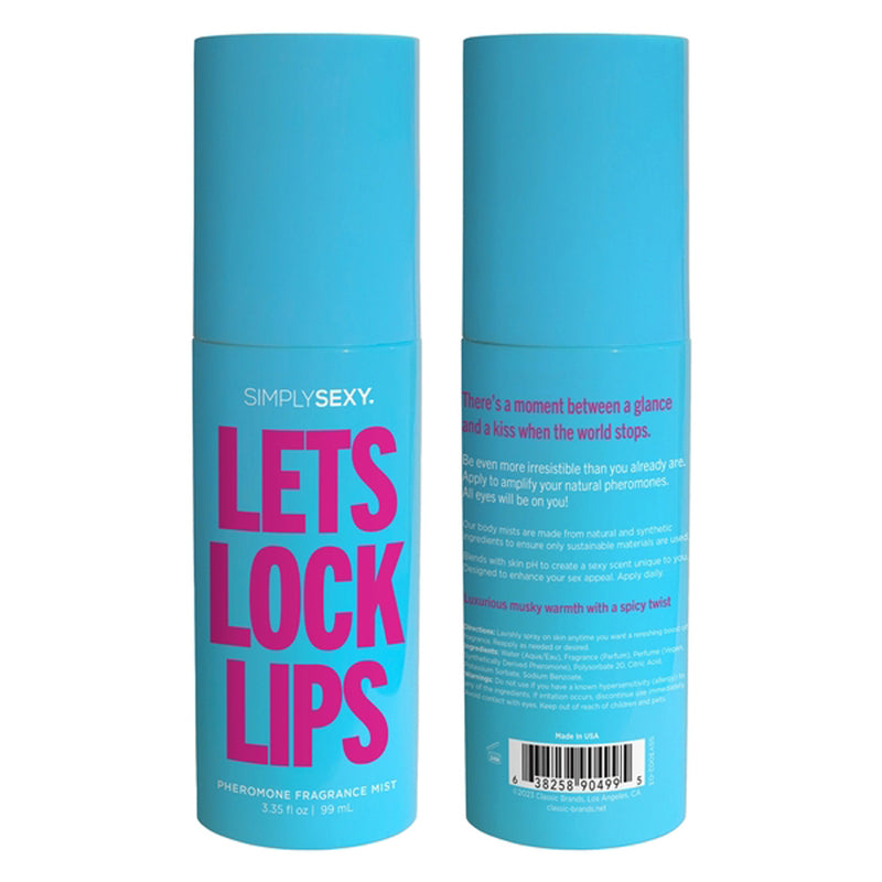 Classic Brands Lets Lock Lips - Pheromone Fragrance Mists 3.35 Oz
