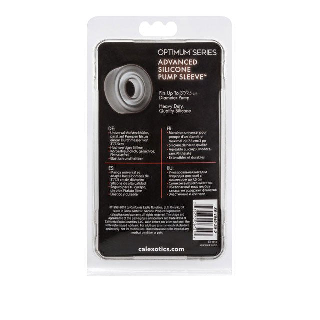 CalExotics Advanced Silicone Pump Sleeve - Smoke