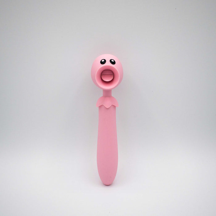 "Lick n' Stick Clit Flicker and G-Spot Vibrator - Pink LAK-9097"