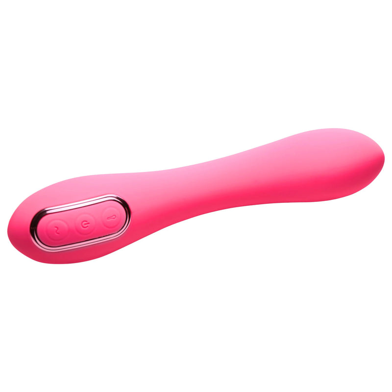XR Brands Extreme-G Inflating G-Spot Silicone Vibrator - Pink