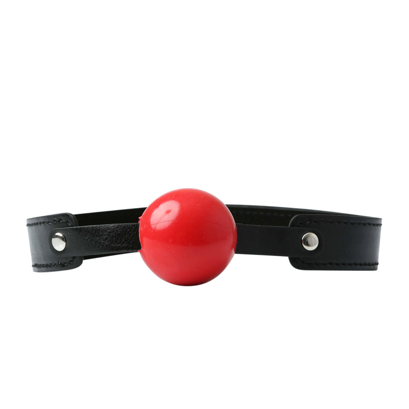 Sportsheets Sex and Mischief Solid Ball Gag - Red